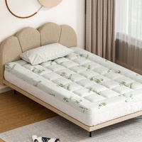 Giselle Bedding Pillowtop Mattress Topper 7.5cm Thick Bamboo Pad for Back Pain Relief Washable Skin-friendly Bed Protector with 45cm Deep Pocket King 
