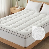 Giselle Bedding Queen Mattress Topper 5cm Coral Fleece