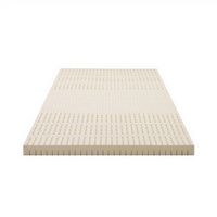 Giselle Bedding Latex Mattress Topper, 7.5cm Thick 7-Zone Pressure Relief Bed Pad with Washable Cover, Cooling Breathable Mat for Side Sleepers & Back