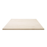 Giselle Bedding Latex Mattress Topper, 7.5cm Thick 7-Zone Pressure Relief Bed Pad with Washable Cover, Cooling Breathable Mat for Side Sleepers & Back