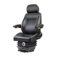 Giantz Universal Tractor Seat with Backrest & Adjustable Springs