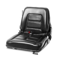 Giantz Universal Tractor Seat Forklift Excavator Backrest PU Leather Chair