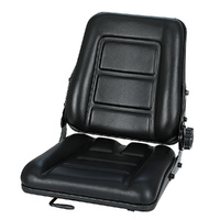 Giantz Tractor Seat Forklift Excavator Adjustable Backrest PU Chair