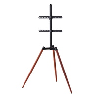 Artiss TV Stand 32-65" Wooden Tripod Easel Height Adjustable
