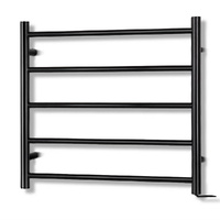 Devanti Electric Heated Towel Rail Rack 5 Bars Wall Mounted