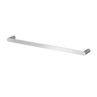 Devanti Single 600mm Towel Rail Wall Mounted Stainless Steel Silver
