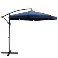 Instahut 3m Cantilever Umbrella - Navy