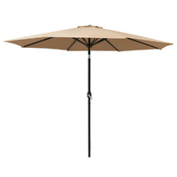 Instahut 3m Outdoor Umbrella with Tilt Pole - Beige