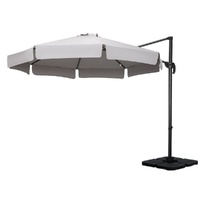 Instahut 3m Cantilever Umbrella Base 360° Tilt Roma Grey