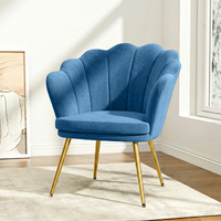 Artiss Callista Blue Velvet Armchair