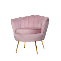 Artiss Callista Pink Velvet Armchair