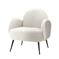 Artiss Armchair Boucle White