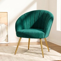 Artiss Eloise Velvet Armchair Green