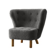 Artiss Accent Armchair Lounge Chair - Charcoal