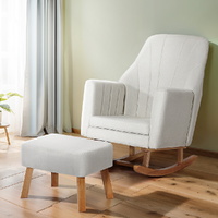 Artiss Jonah Rocking Chair Armchair Beige Linen