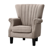 Artiss Andrew Wingback Armchair Beige