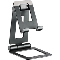 Urbanoki Dual Folding Phone Tablet Stand Travel Desk Cradle Black