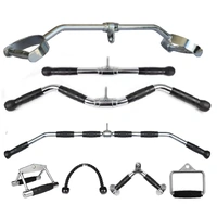 Cable Pulley Attachments Gym Accessories Lat Pull Push Press Down Tricep rope