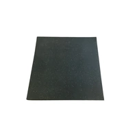 Rubber Gym Mats - Plain Black with White Speckles (15mm x 1m x 1m)