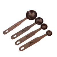 Antique Copper Stainless Steel Measuring Spoons