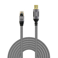 Laser USB-A to RJ45 Male Cable 2m
