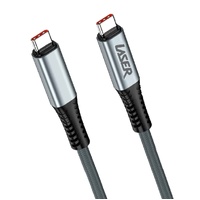 Laser 100W USB-C to USB-C Thunderbolt Braided Cable 1M