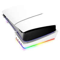 Laser PS5 Slim RGB Horizontal Stand 4 USB Ports