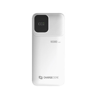 Laser ChargeCore SafeCharge Max 10K Power Bank - White