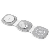 Laser 3-in-1 Travel Wireless Charging Pad Apple