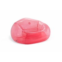 Intex Transparent Pink Beanless Bean Bag Chair 66501