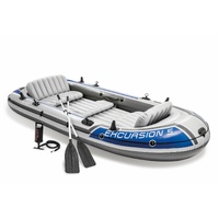 Intex Excursion 5 Inflatable Boat Set 68325
