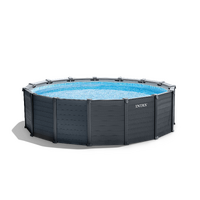 Intex Graphite Grey Panel Pool 4.78 x 1.24M 26384