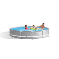 Intex PRISM 12' Metal Frame Above Ground Pool 366cm x 76cm