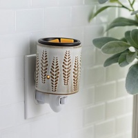 Wheat & Ivory Flip Dish Pluggable Wax Warmer