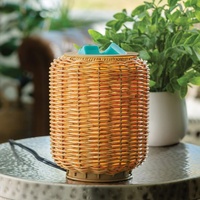 Wicker Lantern Candle Warmer | Home Lighting Decor
