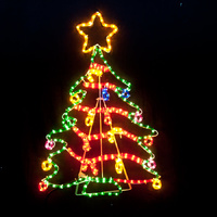 Samland Christmas Tree Motif Rope Light 118cm