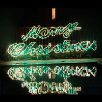 Samland 5.5m Merry Christmas Sign LED Rope Light Commercial