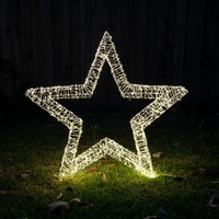 Samland 3D Frame LED Star Warm White Medium Christmas Decoration