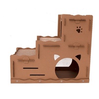 Samland 3 Level Cardboard Cat Scratching Post House