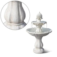 Samland Solar Powered 2-Tier Bird Bath Water Fountain