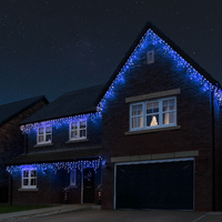 Samland 36m 1200 LED Icicle Light Blue Christmas Decoration