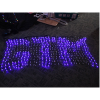 Samland 448 LED Programmable Scrolling Text Net Light 2m Blue