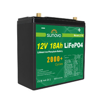 Samland 12V 18AH LiFePO4 Deep Cycle Lithium Battery Rechargeable