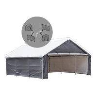 Samland Side Wall Enclosure Kit 18x20FT Portable Carport Canopy