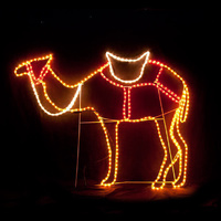 Samland Wise Men's Camel LED Christmas Motif Rope Light Nativity