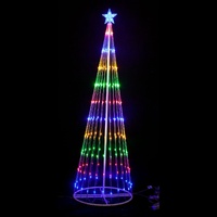 LED Christmas Tree with Star 210cm Outdoor Decoration Light