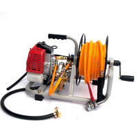 Samland Garden Weed Sprayer with Motor Pump & Hose Reel Kit