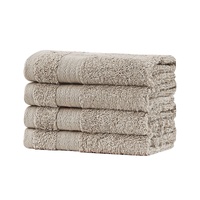Samland Premium Cotton Washcloths 4-Pack Quick-Dry Face Towels Linen