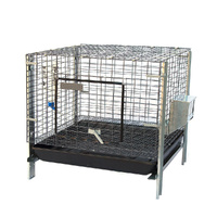 Samland Stackable Rabbit Cage with Feeder & Water Bottle