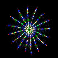 Samland LED Round Circle Wave Fairy Light Christmas Decoration 150cm